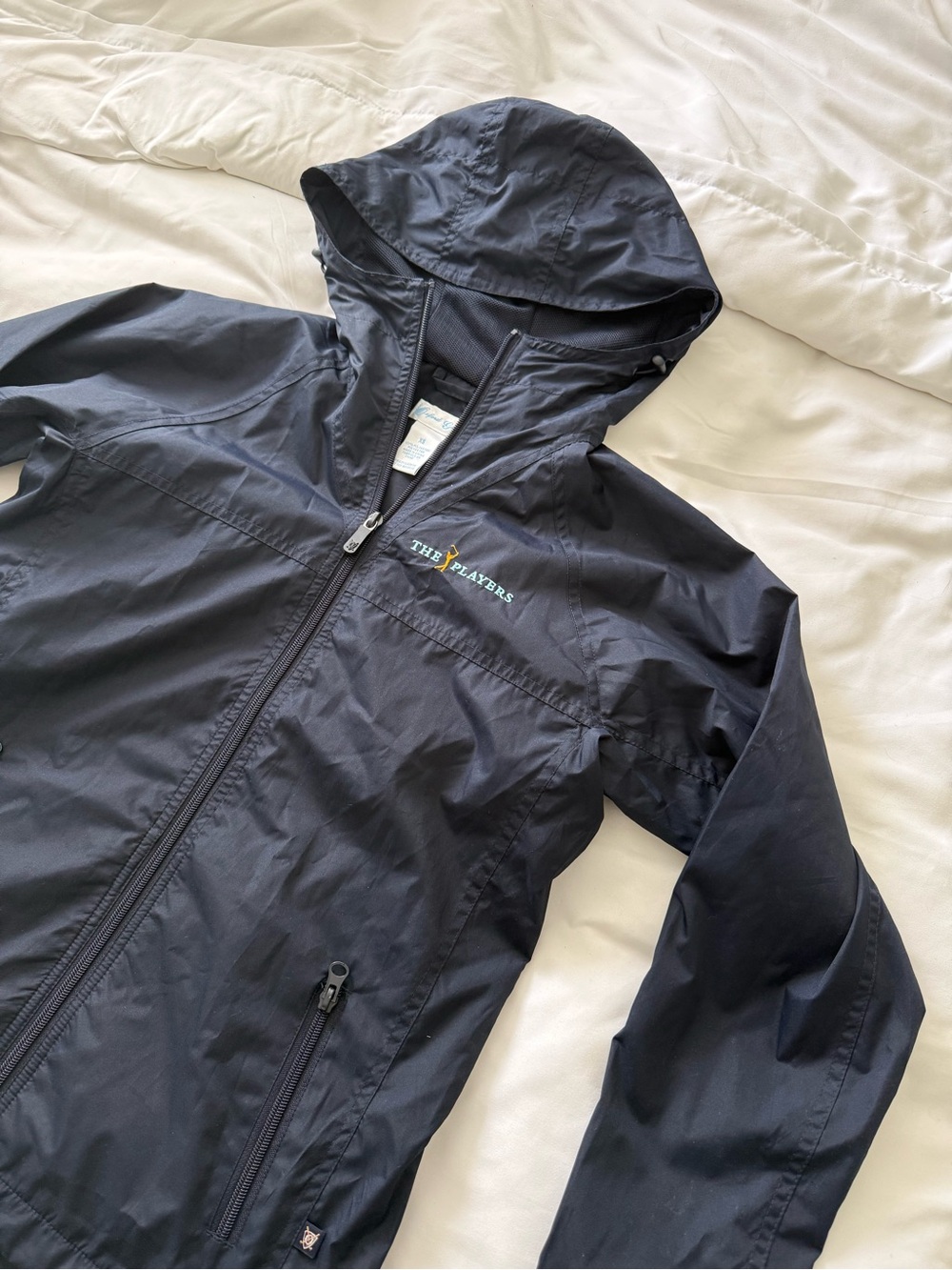 Oxford Golf The Players Championship Rain Jacket Women’s XS Navy Blue